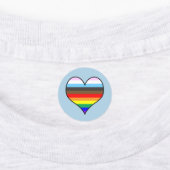 Rainbow Heart Étiquettes (Apposé)