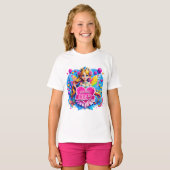 Rainbow Heart Fairy Magic Art, Verjaardagscadeaus T-shirt (Voorkant volledig)