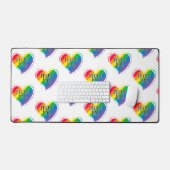 Rainbow Heart Flag Fier papa LGBT Gay pride Mois (Clavier et souris)