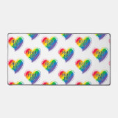 Rainbow Heart Flag Fier papa LGBT Gay pride Mois (Recto)