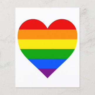 RAINBOW HEART FLYER
