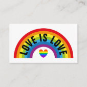 Rainbow Heart, Gay pride Celebration Invitation Ca (Devant)