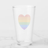 Rainbow Heart Glas (Achterkant)