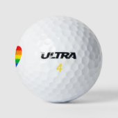 Rainbow Heart Golfballen (Logo)