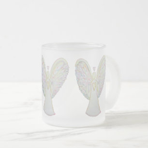 Rainbow Heart Guardian Angel Coffee Cup of Mok