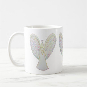 Rainbow Heart Guardian Angel Coffee Cup of Mok