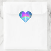 Rainbow Heart Hart Sticker (Tas)