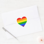 RAINBOW HEART HART STICKER (Envelop)