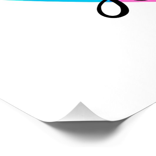 RAINBOW HEART JOHN 15:12 ONTWERP PERFECT POSTER (Hoek)