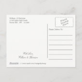 Rainbow Heart Love is Liefde Bruiloft Save The Dat Aankondigingskaart (Achterkant)