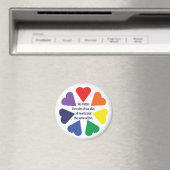Rainbow Heart Magneet (Insitu (Vaatwasser))