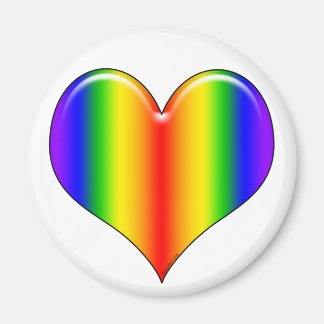 Rainbow Heart Magnet Magneet