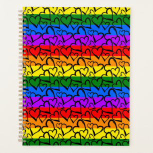 Rainbow Heart Motif