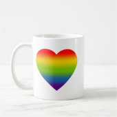 Rainbow Heart Mug (Gauche)