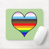 Rainbow Heart Muismat (Met muis)