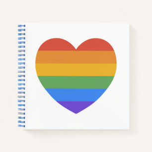 Rainbow Heart Notitieboek