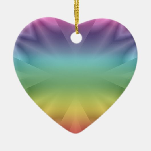 Rainbow Heart Ornament (Voorkant)