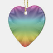 Rainbow Heart Ornament (Links)