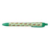 Rainbow Heart Pattern Black Ink Pen (Bodem)