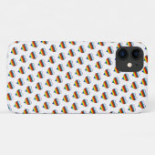 Rainbow Heart Pattern Hoesje-Mate iPhone Case (Achterkant (horizontaal))