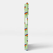 Rainbow Heart Pattern iPhone Case iPhone Hoesje (Rechterkant)