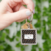 Rainbow Heart Pattern Sleutelhanger (Hand)