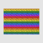 Rainbow Heart Pattern Tissuepapier (Voorkant)