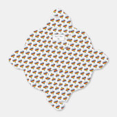 Rainbow Heart Pattern voor Vor Box Bedankdoosjes (Uitgevouwen)