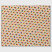 Rainbow Heart Pattern Wrapping Paper Cadeaupapier (Vlak)