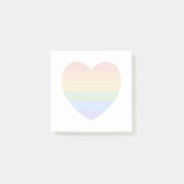 Rainbow Heart Post-it® Notes (Voorkant)