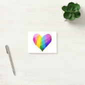 Rainbow Heart Post-it® Notes (Kantoor)