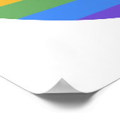 Rainbow Heart Poster (Hoek)