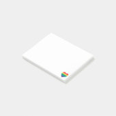 Rainbow Heart Pride Post-it® Notes (Schuin)