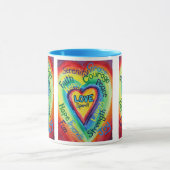 Rainbow Heart Spirit Words Mok (Midden)