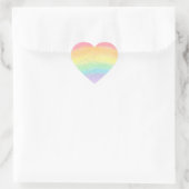 Rainbow Heart - Sticker (Tas)
