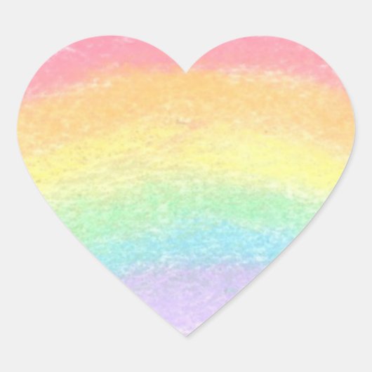 Rainbow Heart - Sticker (Voorkant)