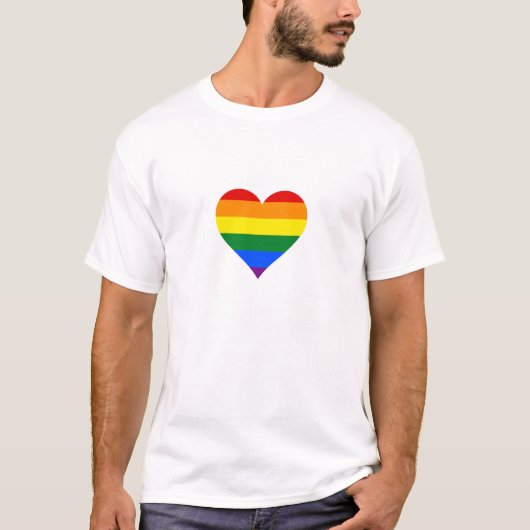 Rainbow Heart T-shirt (Voorkant)