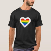 Rainbow Heart T-shirt (Voorkant)