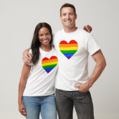 "RAINBOW HEART" T-SHIRT (Unisex)