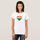 Rainbow Heart T-shirt (Voorkant volledig)
