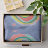 RAINBOW HEART Tissue Paper Tissuepapier (Geschenk)