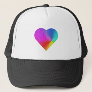 Rainbow Heart Trucker Pet