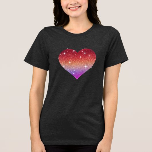 Rainbow Heart Tshirt (Voorkant)