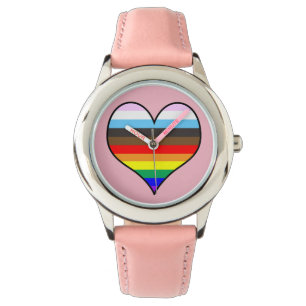Rainbow Heart Watch Horloge