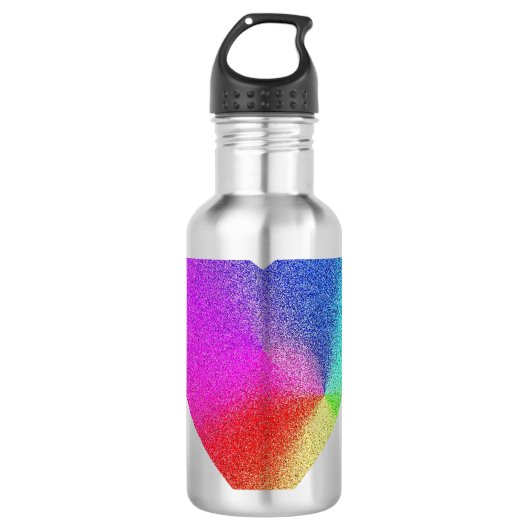 Rainbow Heart Waterfles (Voorkant)