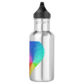Rainbow Heart Waterfles (Rechts)