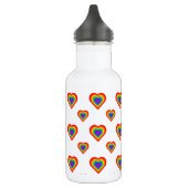 Rainbow Heart Waterfles (Links)
