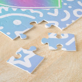 Rainbow Hearts & Doodles Jigsaw Puzzle (Côté)