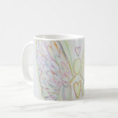 Rainbow Hearts Guardian Angel Coffee Cup ou Mug (Devant gauche)