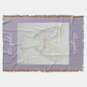 Rainbow Hearts Guardian Custom Throw Blanket Deken